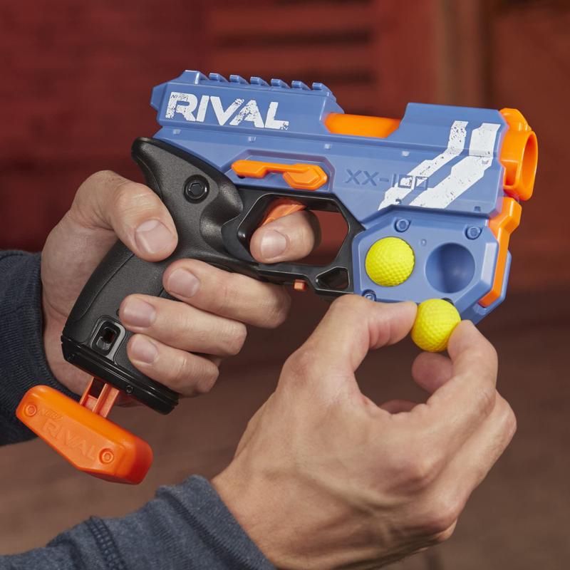Nerf Rival Knockout XX-100 Blaster - 2 Rounds - Equipe Azul